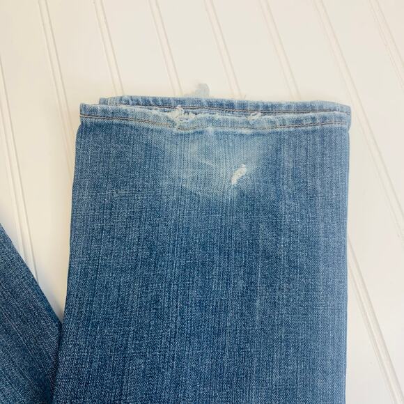 Old Navy The Flirt Vintage Boot Cut Jeans Sz 34" waist Low rise - Picture 4 of 9